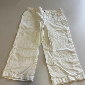 Bill Blass Jeanswear white cropped jeans blue trim 14